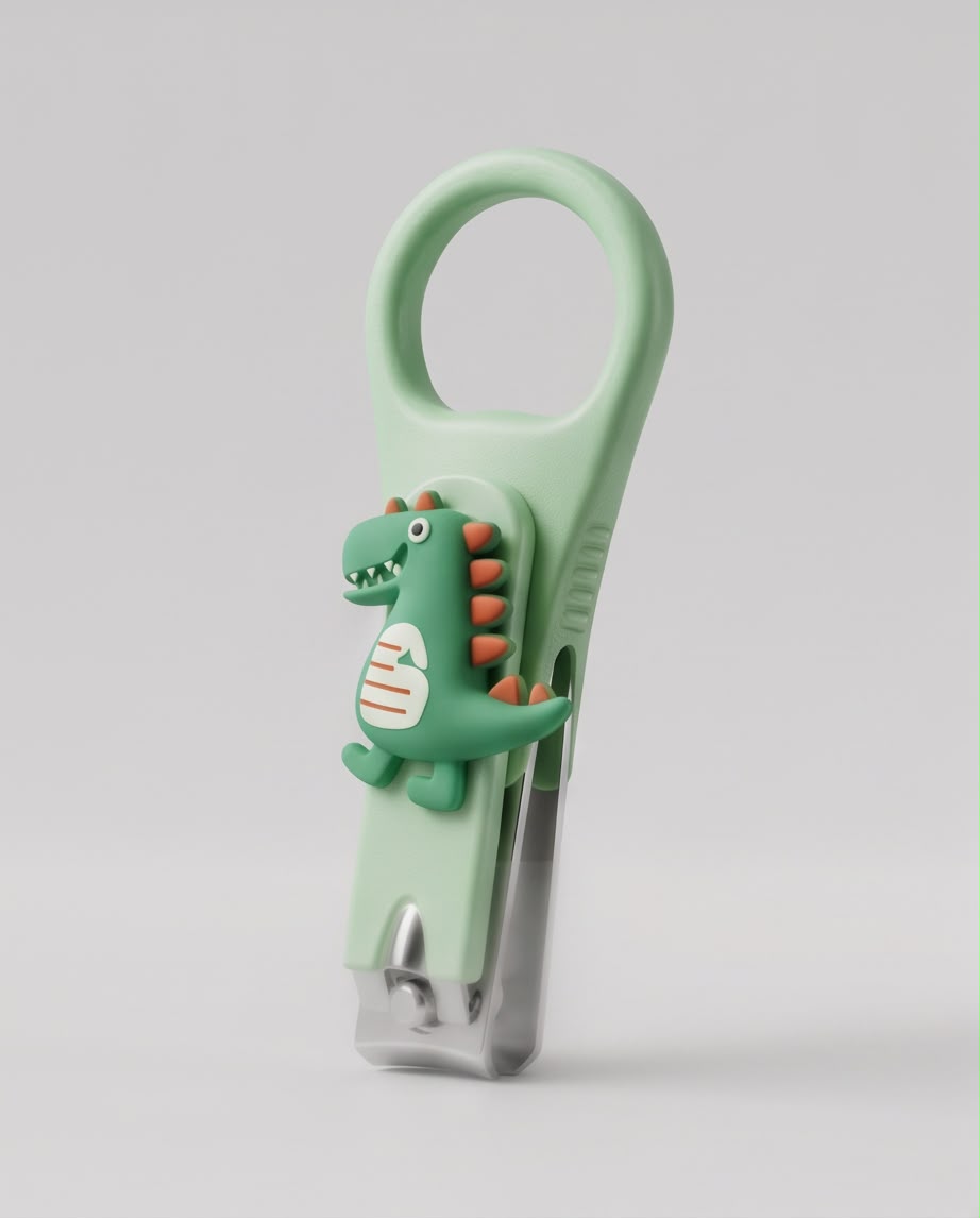Cartoon Baby Nail Clipper | Safe Stainless Steel Nail Cutter for Babies & Toddlers