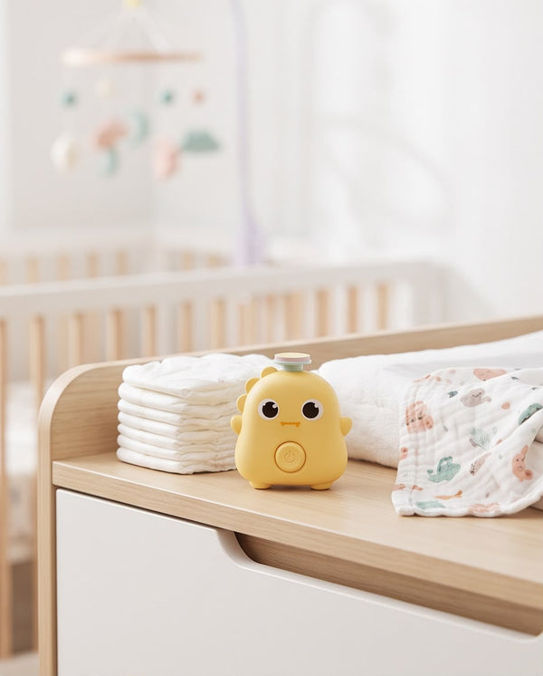 Sunny Dino Battery-Operated Electric Baby Nail Trimmer | Safe Nail File Kit for Newborns, Infants & Toddlers