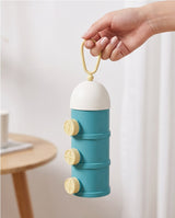 3-Layer Baby Formula & Snack Storage Container – Multi-Purpose Food Dispenser with Easy-Grip Carry Handle