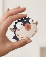 Puffer Fish Silicone Teether – BPA-Free Food-Grade Baby Chew Toy for Infants & Toddlers | Soft Sensory Teething Toy