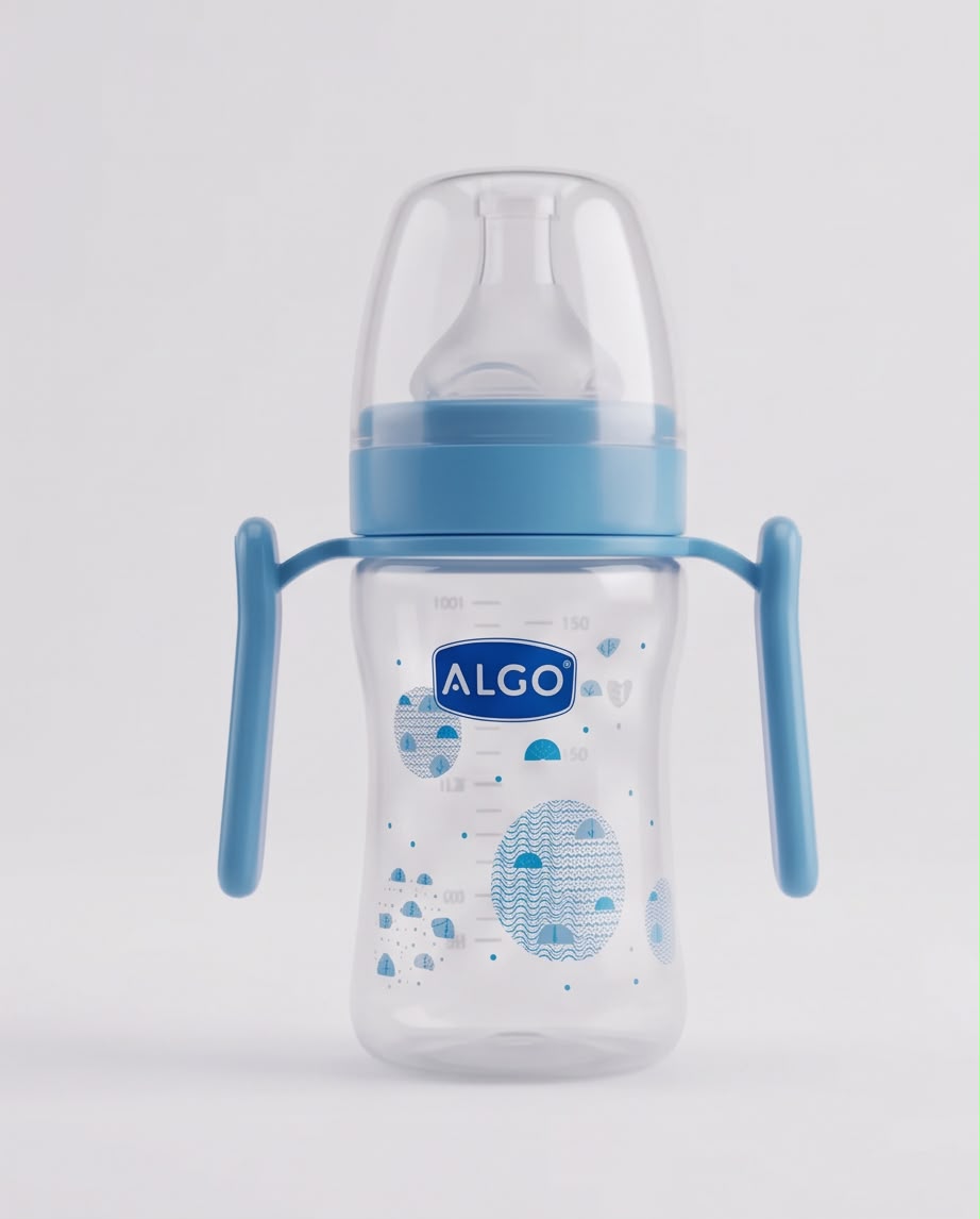 ALGO 150ml / 5oz BPA-Free Baby Feeder with Easy-Grip Handles