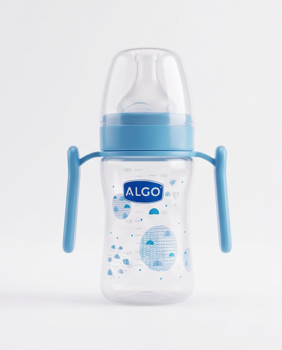 ALGO 150ml / 5oz BPA-Free Baby Feeder with Easy-Grip Handles