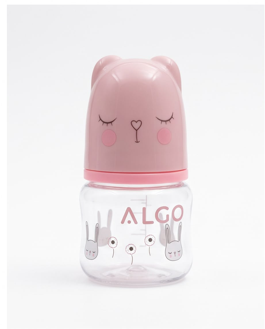 ALGO Pink Cat Baby Feeding Bottle – 60ml / 2oz