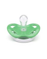 Green & White Cartoon Baby Pacifier – Soft Soothing Teat