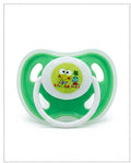 Green & White Cartoon Baby Pacifier – Soft Soothing Teat
