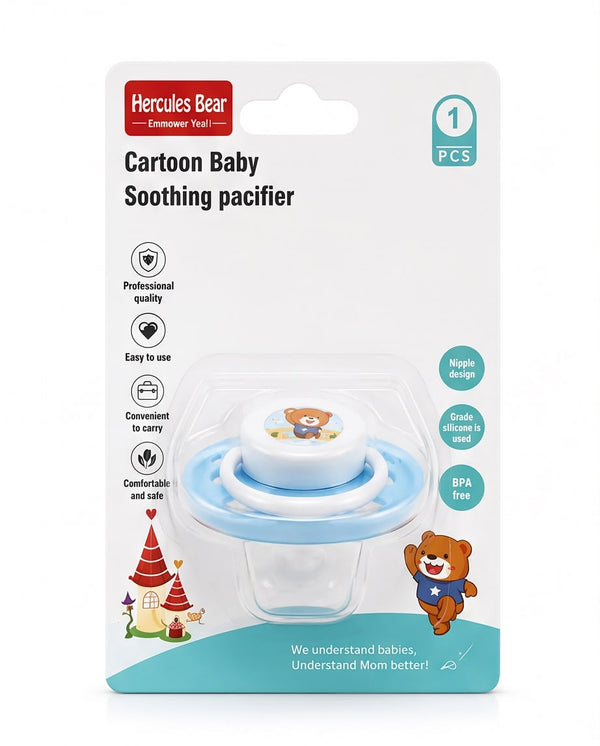 Cartoon Baby Soothing Pacifier – BPA-Free Silicone Baby Soother