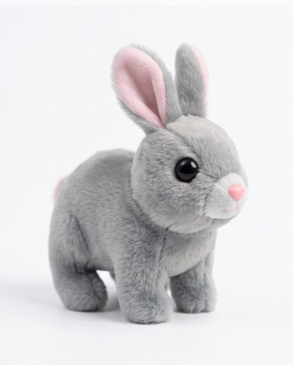 Battery Operated Walking & Rolling Bunny Rabbit Toy