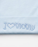 I Love Mommy Baby Cap – Soft Newborn cap
