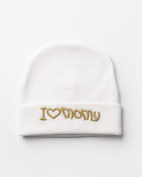 I Love Mommy Baby Cap – Soft Newborn cap