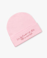 Welcome to the World Baby Beanie – Soft Newborn Cap