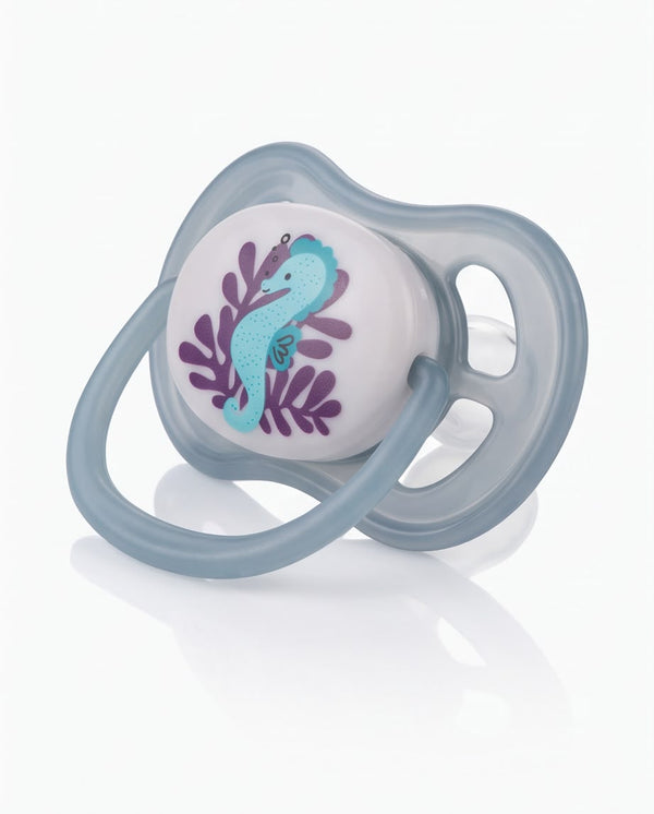 Blue & Lavender Orthodontic Soother Pacifier – BPA Free