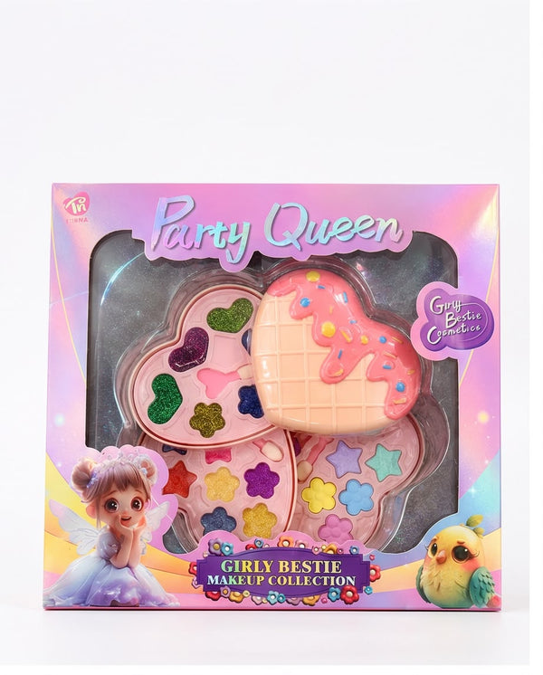 Party Queen Girly Bestie Makeup Collection – Kids’ Pretend Makeup Set
