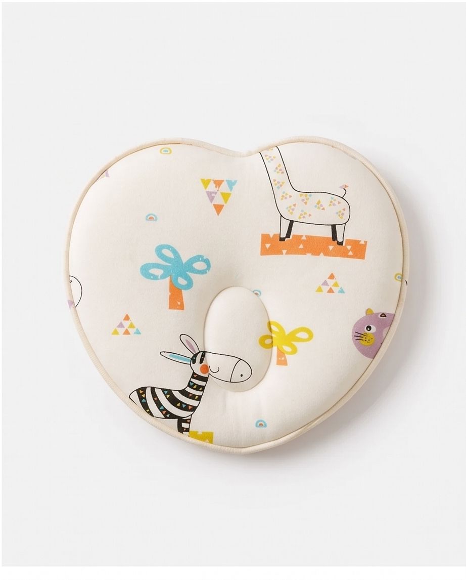 Imported Thai Heart-Shaped Baby Pillow – Premium Soft Head Support Pillow