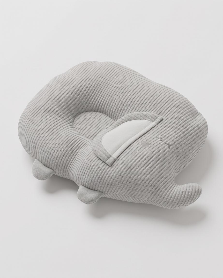 Cute Elephant Baby Pillow – Soft & Comfortable Support Pillow