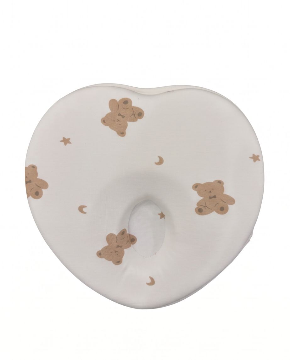 Imported Thai Heart-Shaped Baby Pillow – Premium Soft Head Support Pillow