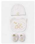 Newborn Star Embroidered 3-Piece Gift Set