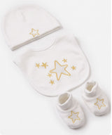 Newborn Star Embroidered 3-Piece Gift Set