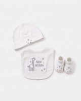 Newborn “New Born” 3-Piece Gift Set