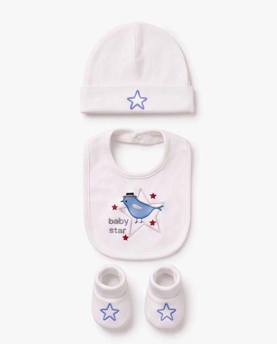 Newborn Baby Star 3-Piece Gift Set