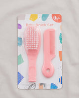 Baby Hair Brush & Comb Set – Soft Bristle Grooming Set for Newborns