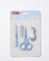 Baby Nail Care Set – 4-Piece Newborn Nail Clipper, Scissors & File Set