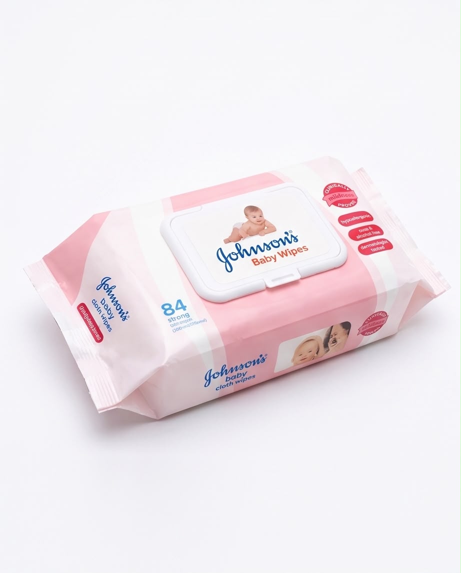Johnson’s Baby Wipes – Mildness, 84 Wipes