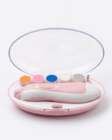 Baby Electric Nail Trimmer & File Set with 6 Interchangeable Heads