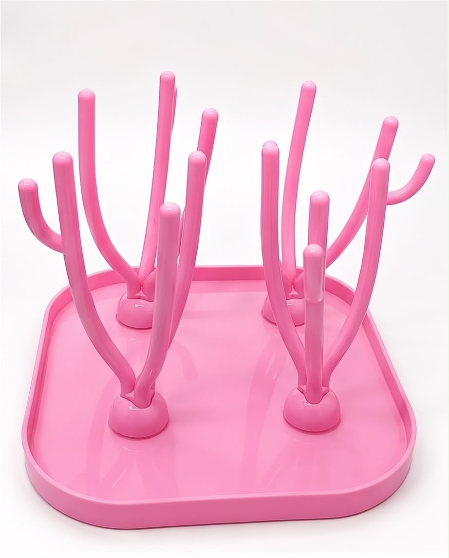 Baby Bottle Drying Rack – Multi-Purpose Feeding Bottle & Accessories Stand