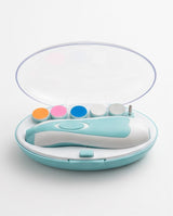 Baby Electric Nail Trimmer & File Set with 6 Interchangeable Heads