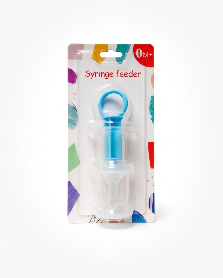 Baby Feeding Syringe Dropper – Infant Liquid Feeder with Cap | 0M+