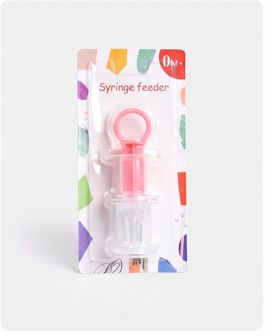 Baby Feeding Syringe Dropper – Infant Liquid Feeder with Cap | 0M+