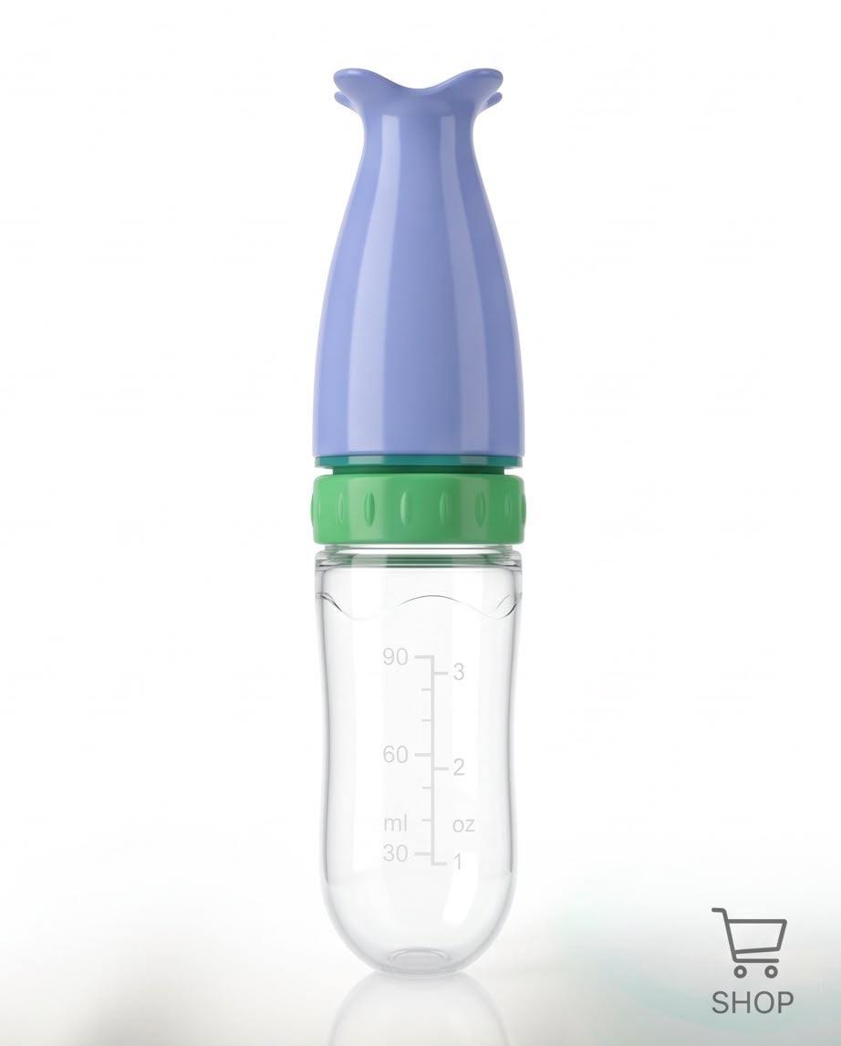 Silicone Soft Tip Rice Paste Feeding Bottle