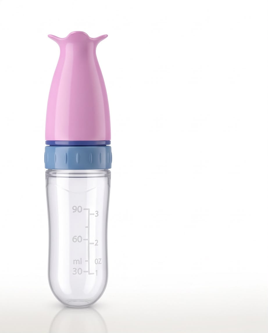 Silicone Soft Tip Rice Paste Feeding Bottle