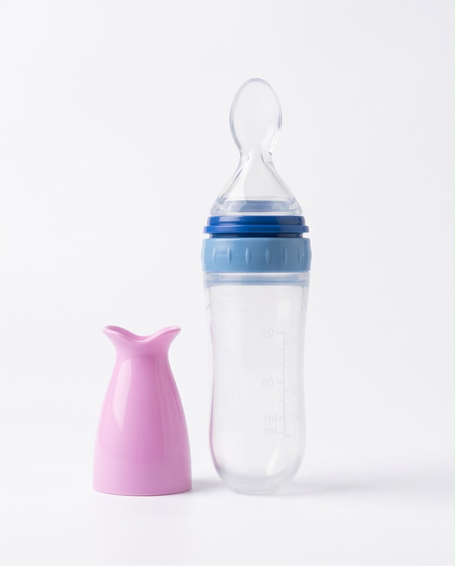 Silicone Soft Tip Rice Paste Feeding Bottle