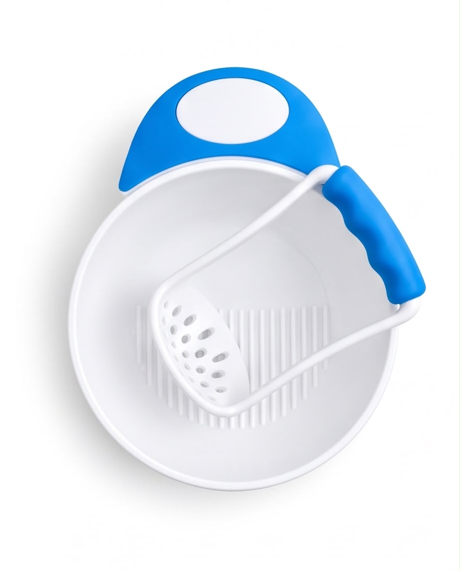 Hercules Bear Baby Grinding Bowl – Baby Food Masher & Strainer