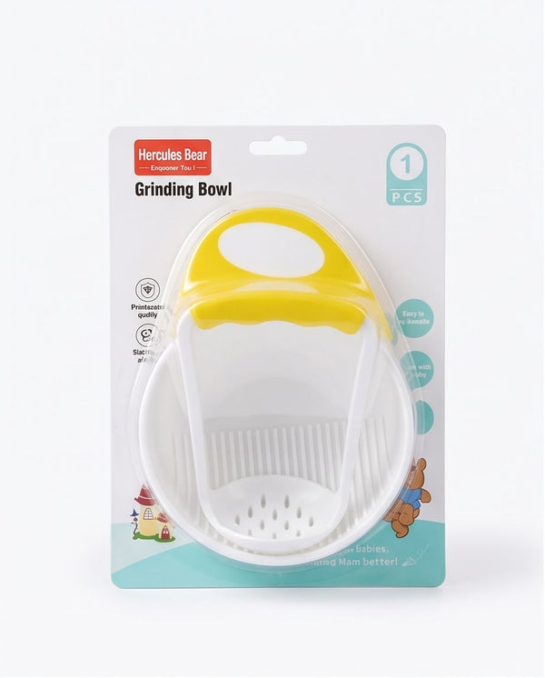 Hercules Bear Baby Grinding Bowl – Baby Food Masher & Strainer