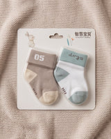 Baby Cotton Socks – 2-Piece Set