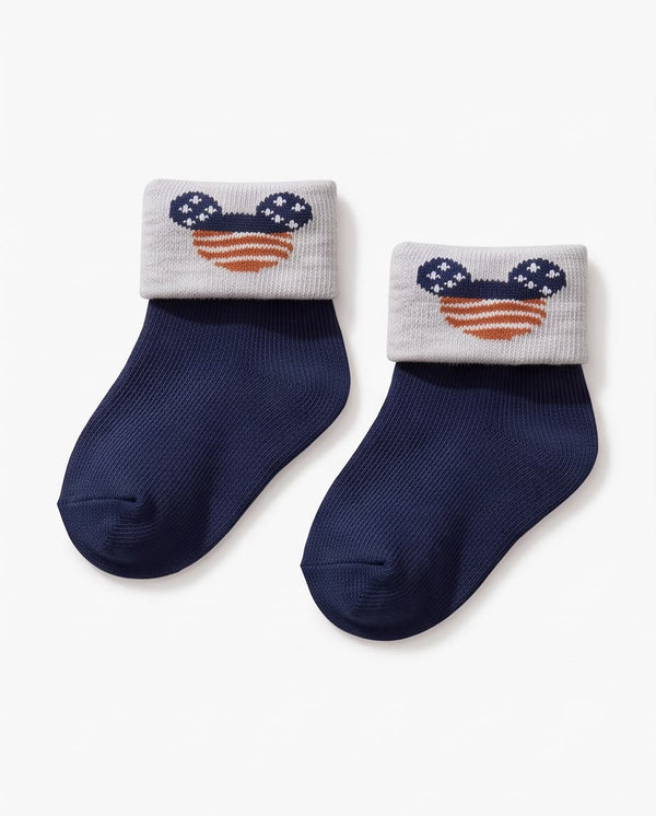 Baby Cotton Socks – 2-Piece Set