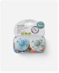 ALGO Natural Relax Silicone Soother Pacifier – 2pcs (6M+)