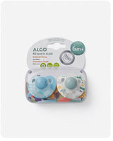 ALGO Natural Relax Silicone Soother Pacifier – 2pcs (6M+)