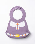 Silicone Baby Bib with Food Catcher – Adjustable Waterproof Feeding Bib