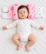 Baby Head & Body Support Cushion – Soft Padded Infant Support Pillow (Pink)