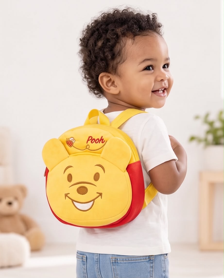Winnie the Pooh Kids Backpack – Cute Character School & Nursery Bag
