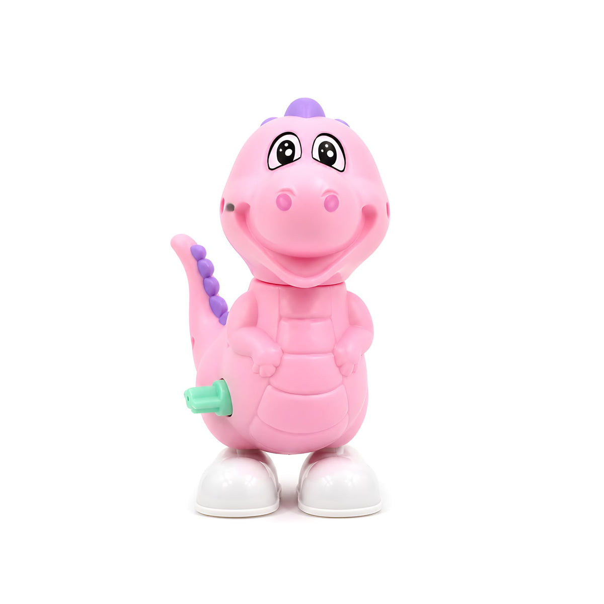 Cute Wind-Up Walking Dinosaur Toy for Kids – Pink | Clockwork Mechanical Animal Toy