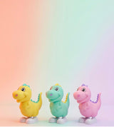 Cute Wind-Up Walking Dinosaur Toy for Kids – Pink | Clockwork Mechanical Animal Toy