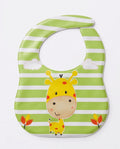 Portable Reusable Baby Bibs – Waterproof Plastic Front, Easy Clean