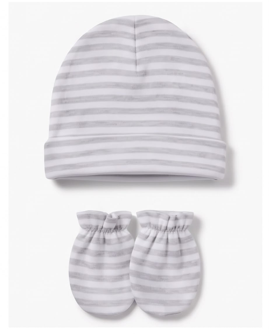 Newborn Baby 6-Piece Cap & Mittens Set
